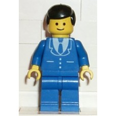 trn027 Suit with 3 Buttons Blue